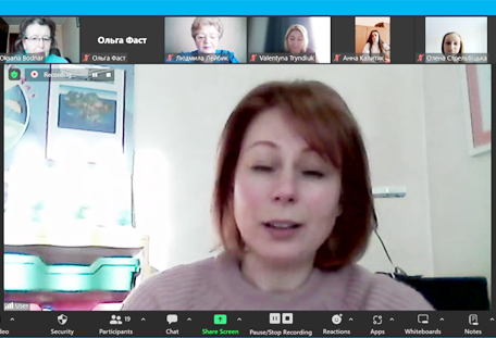 Виступ проректора Ольги Фаст